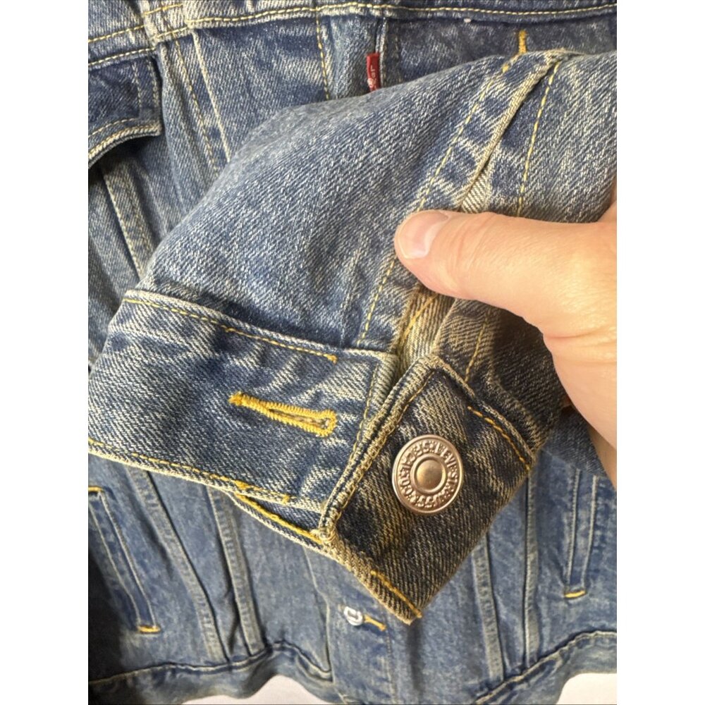 Levi’s 70507-0500 Denim Trucker Jacket Mens XL Type 3 Vintage Y2K - Picture 7 of 8